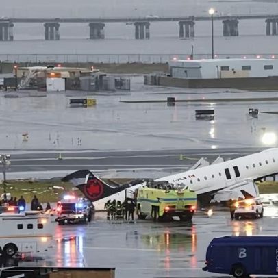 LaGuardia fecha após colisão com caminhão de bombeiros; dois pilotos morrem
