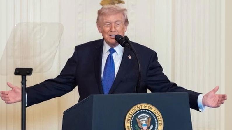 Trump na White House Correspondents’ Dinner pela primeira vez