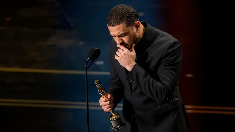 Michael B Jordan wins the best actor Oscar at the Academy Awards in Hollywood, California, on Sunday.