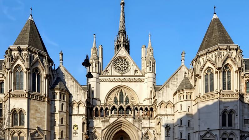 The Royal Courts of Justice in London. The judge rejected Jakštys’s evidence ‘in its entirety’.