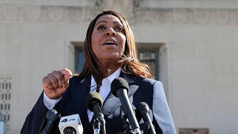 Letitia James, the New York attorney general, who is leading the lawsuit against the US government.
