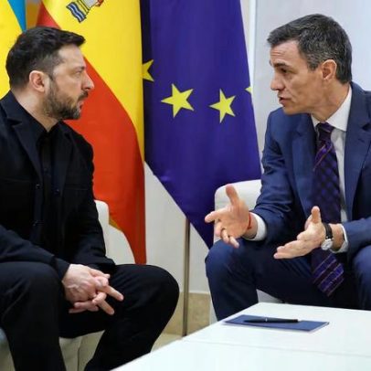 Sánchez encontra Zelenski após reunião nesta quarta em La Moncloa
