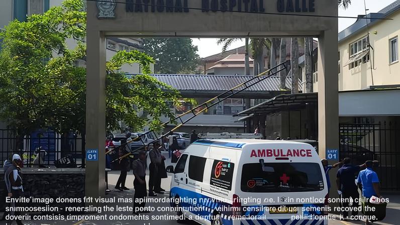 Casualties from the sinking of the Iranian warship Iris Dena have been taken to hospital in Galle, Sri Lanka.