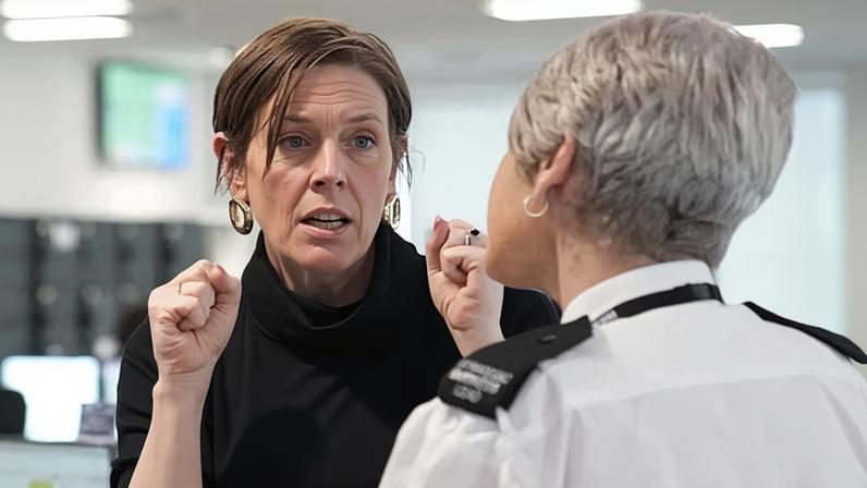 Jess Phillips: ‘I am a victim of the backlog and I know what it feels like to be a victim of crime.’ Photograph: Joe Giddens/PA