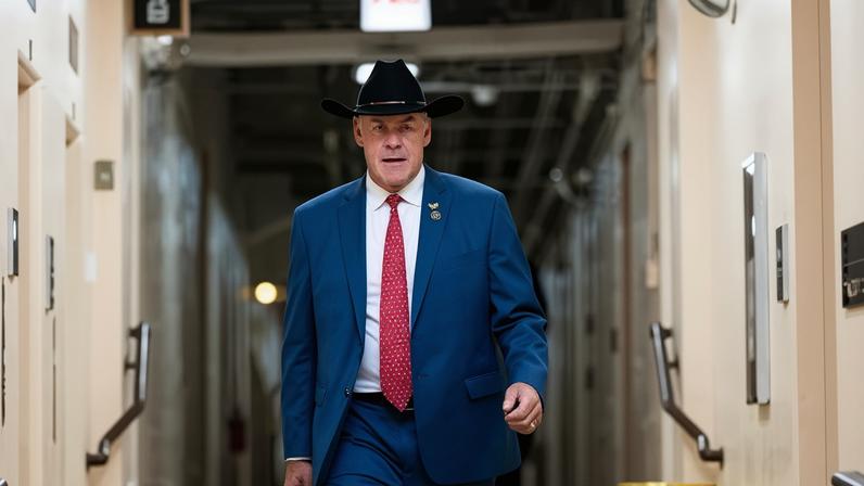 Ryan Zinke at a meeting at the Capitol in July 2023.