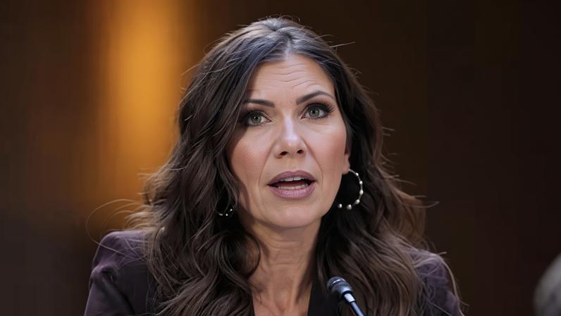 Kristi Noem, este martes en el Congreso.