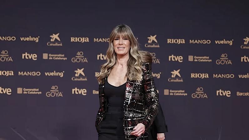 Begoña Gómez, el pasado febrero en la alfombra roja de los premios Goya.
