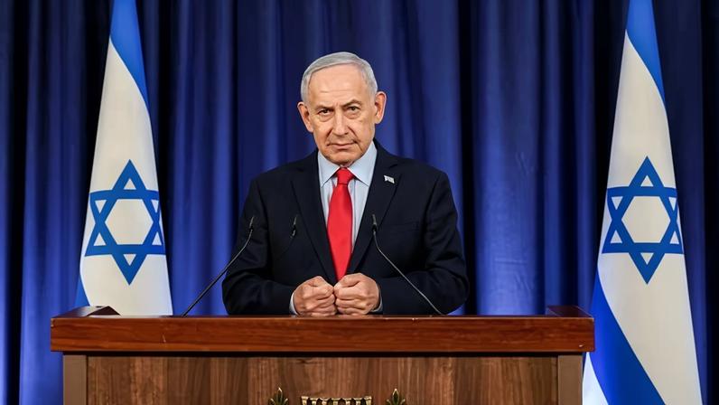 Israeli prime minister Benjamin Netanyahu gives a press conference in Jerusalem on Thursday. Follow the latest developments in the US-Israel war on Iran, live.