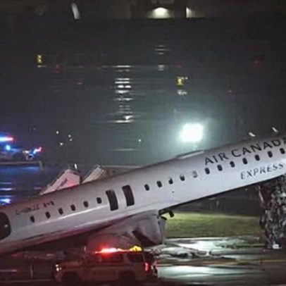 Avião da Air Canada colide com veículo em LaGuardia; voos são interrompidos