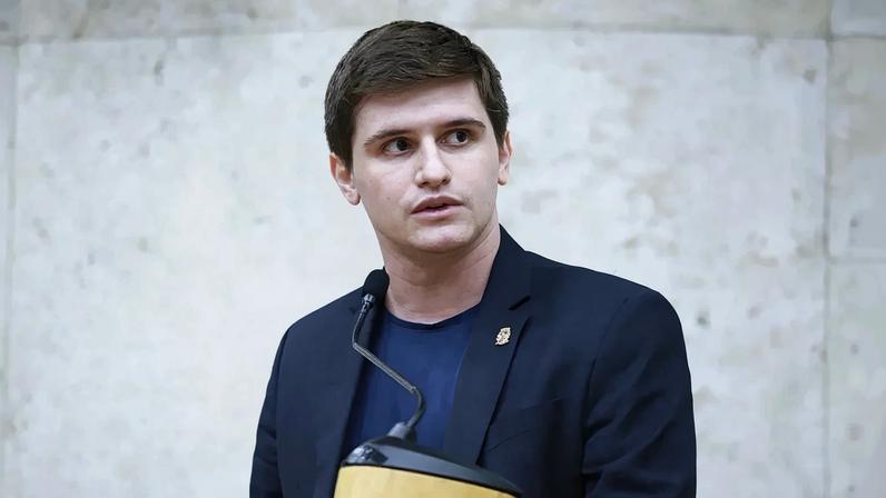 O vereador Lucas Pavanato (PL-SP). Foto: Lucas Bassi/Câmara Municipal de São Paulo