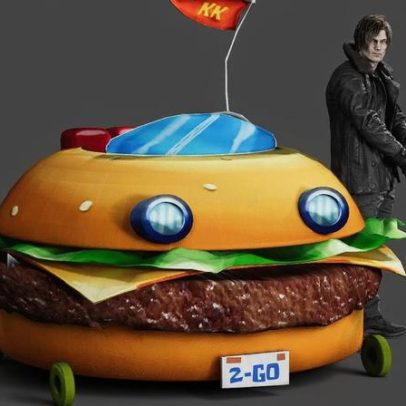 Fãs de Resident Evil Requiem continuam modando o Porsche de Leon