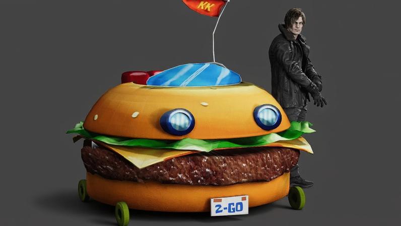 Fãs de Resident Evil Requiem continuam modando o Porsche de Leon