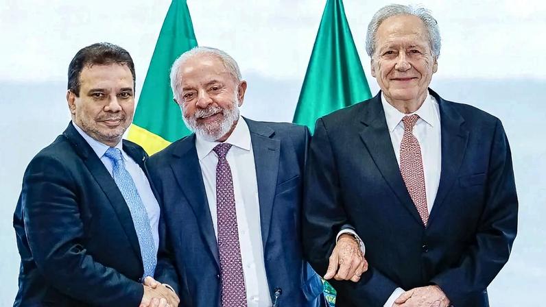 Presidente Lula (PT), durante transmissão de cargo para o novo ministro da Justiça e Segurança Pública, Wellington César Lima e Silva. Foto: Ricardo Stuckert/PR
