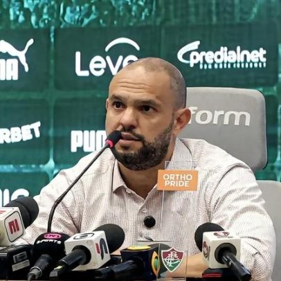 Coletiva do presidente do Fluminense, Mattheus Montenegro