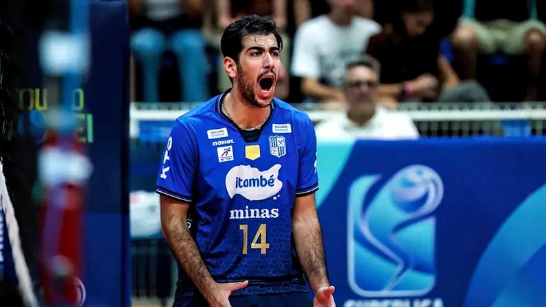 Javad Karimi, levantador do Itambé Minas na Superliga masculina (Foto: MTC)