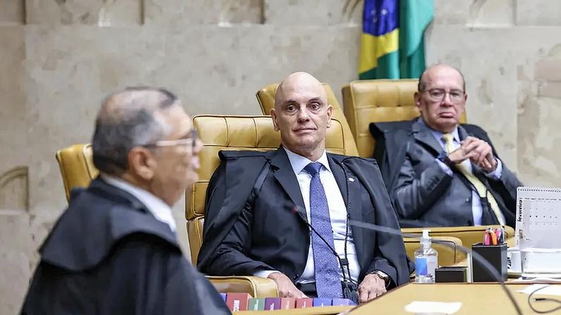 Protagonismo: em meio a ações de Dino e Gilmar Mendes sobre "penduricalhos", Moraes ressuscita ação parada há 3 anos sobre licença-prêmio a juízes. (Foto: Antonio Augusto/STF)