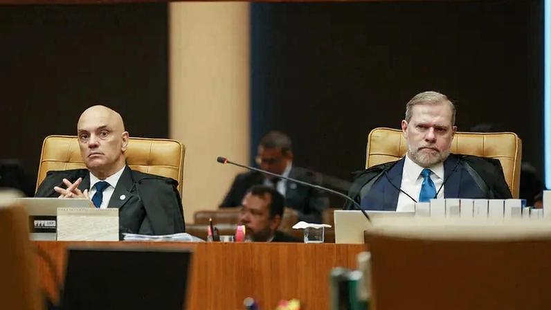 Moraes e Toffoli estão no centro de uma teia de relações de Vorcaro com a cúpula dos poderes. (Foto: Victor Piemonte/STF)