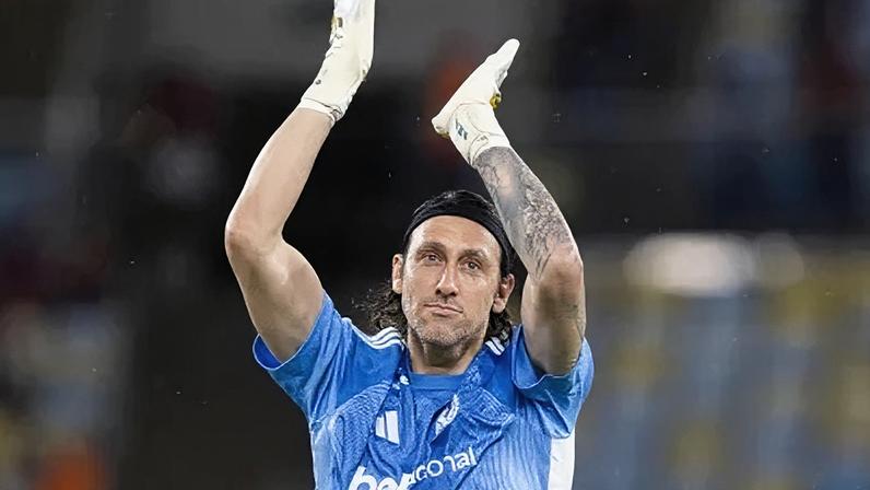 Cássio, em duelo contra o Flamengo