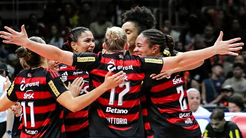 Sesc Flamengo supera Sesi Bauru e volta a vencer na Superliga Feminina