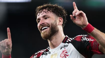 Léo Pereira anotou o segundo gol do Flamengo na partida contra o Botafogo, pelo Brasileirão.