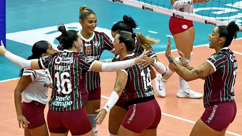 Fluminense vence Tijuca na Superliga Feminina após susto
