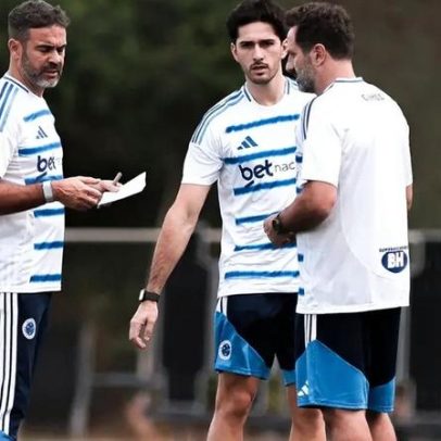 Artur Jorge comanda o primeiro treino do Cruzeiro