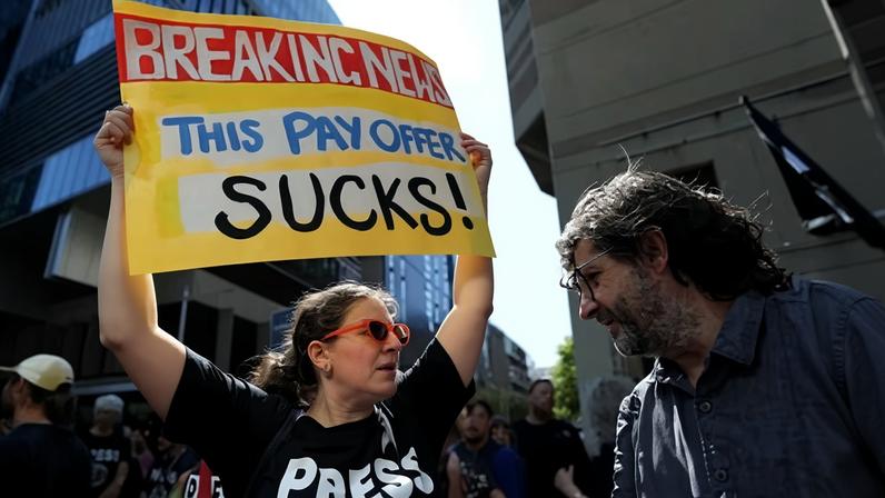 Comentários ofensivos do chefe da ABC são condenados; emissora retorna após greve