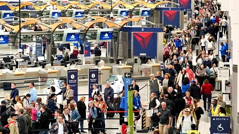 Passageiros nos EUA enfrentam filas de horas e voos perdidos