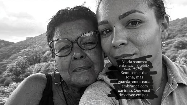 Belle Silva lamenta morte da sogra — Foto: Reprodução/Instagram