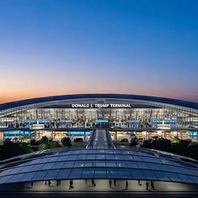 Bem-vindos ao Aeroporto Internacional Donald J. Trump, em Washington Dulles