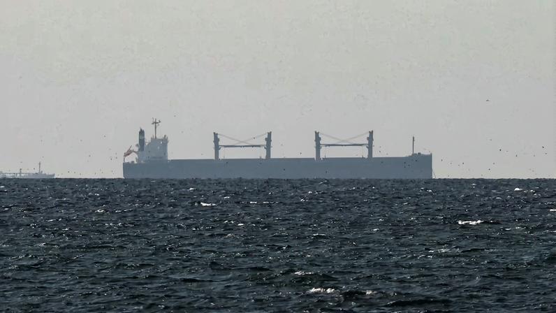 A tanker sails in the Gulf, near the Strait of Hormuz, as seen from northern Ras al-Khaimah, near the border with Oman’s Musandam governance, amid the U.S.-Israeli conflict with Iran, in United Arab Emirates, March 11, 2026. REUTERS/Stringer/File Photo