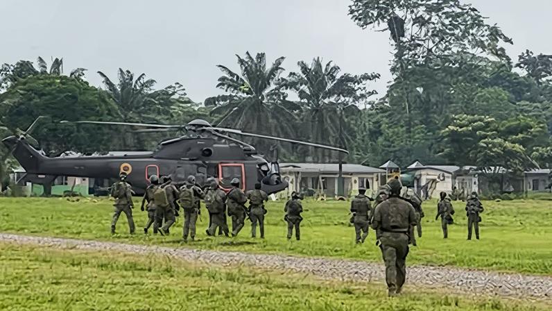 Operativo militar en Ecuador, cerca de Colombia, en el 6 de marzo.