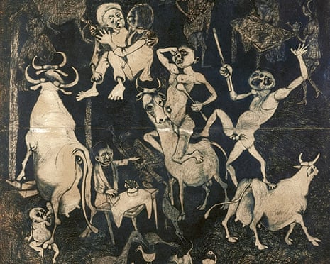 Dumile Feni’s African Guernica (1967), which has gone on display at the Reina Sofía museum in Madrid.