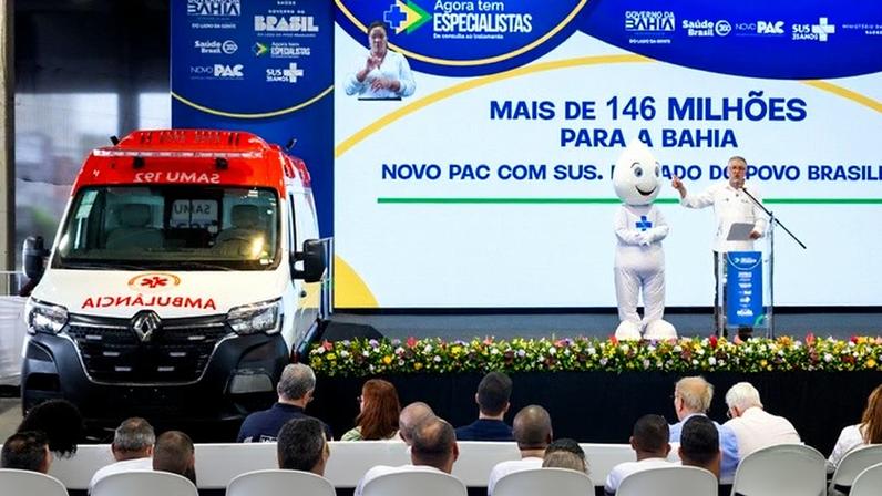 Governo entrega pacote de saúde na Bahia para 11 milhões de beneficiários