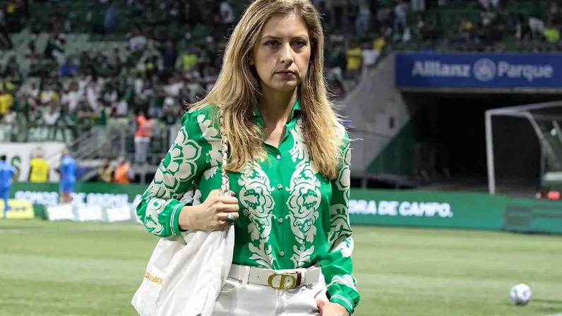 Leila Pereira, presidente do Palmeiras (Foto: Peter Leone/Ofotográfico/Gazeta Press)