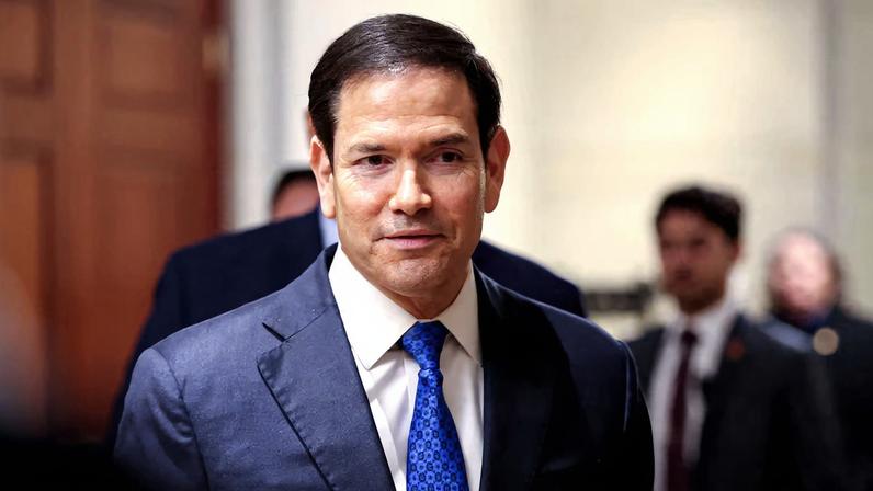 U.S. Secretary of State Marco Rubio walks on the day of classified briefings for the U.S. Senate and House of Representatives on the situation in Iran, on Capitol Hill in Washington, D.C., March 3, 2026.