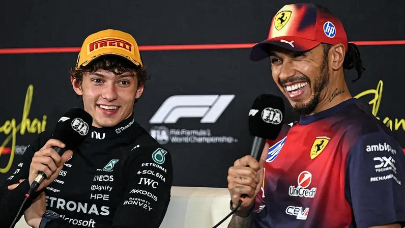 Antonelli derrota Hamilton e vira líder mais jovem da F1