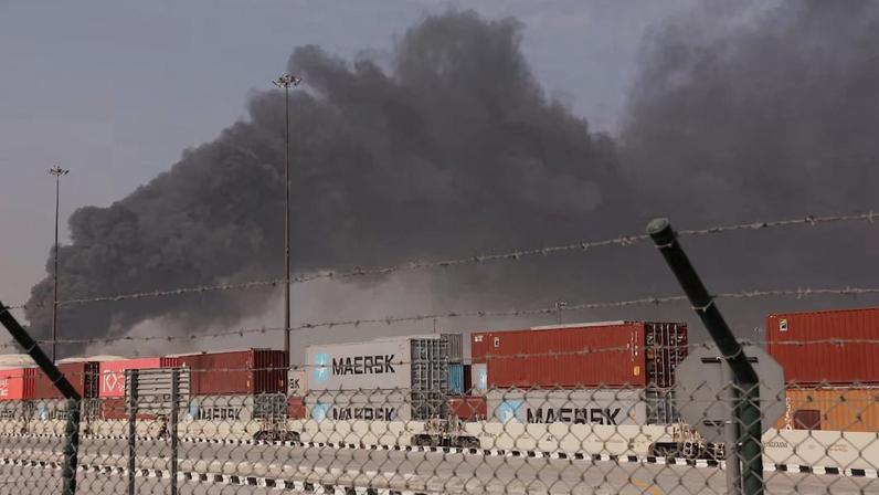 Smoke billows after Iranian attack, following United States and Israel strikes on Iran