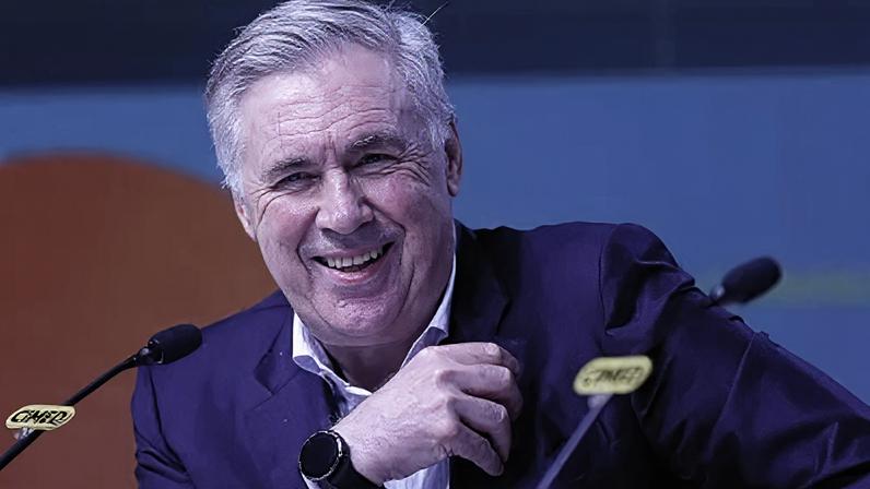 Carlo Ancelotti durante convocação da Seleção Brasileira