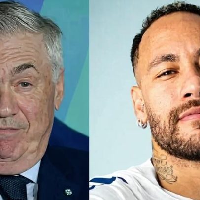 Ancelotti comenta ausência de Neymar em Mirassol x Santos
