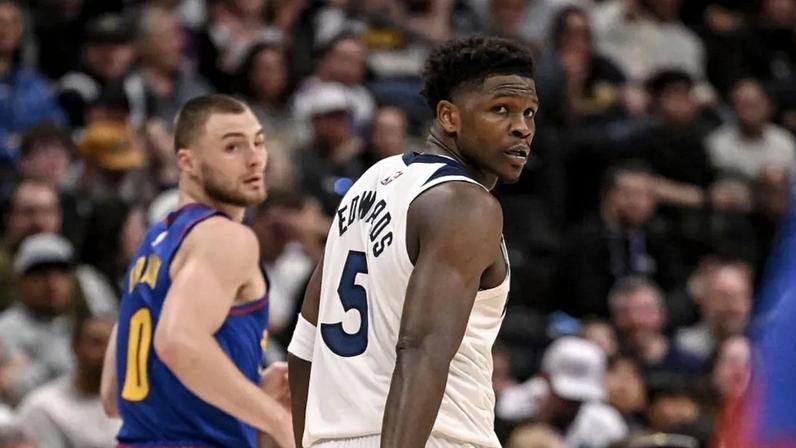 Anthony Edwards lidera Timberwolves e derrota Nuggets