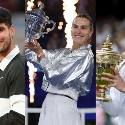 Alcaraz, Sinner e Sabalenka indicados aos principais prêmios do Laureus