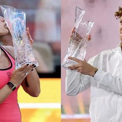 Dobradinha rara de Sinner e Sabalenka rende R$ 12 milhões