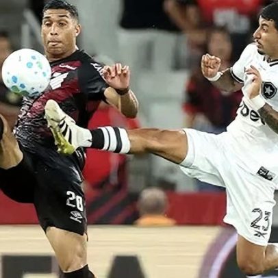 Athletico-PR goleia Botafogo e assume a vice-liderança do Brasileirão