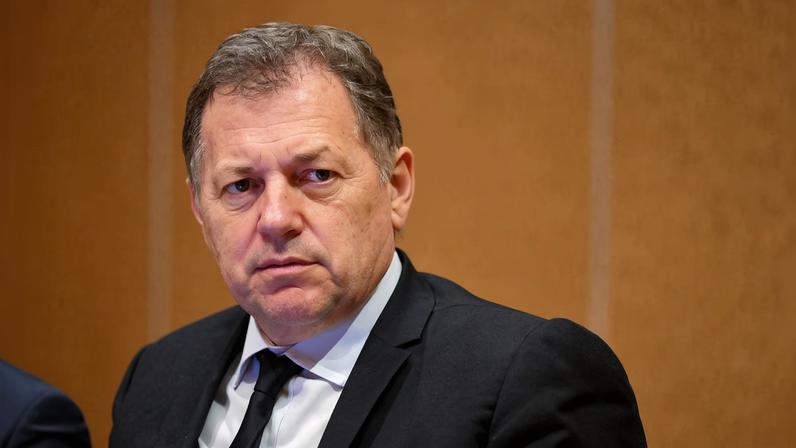 French Minister for Transport Philippe Tabarot looks on during the Changi Aviation Summit at Sands Expo and Convention Centre in Singapore, February 2, 2026. REUTERS/Caroline Chia/File Photo