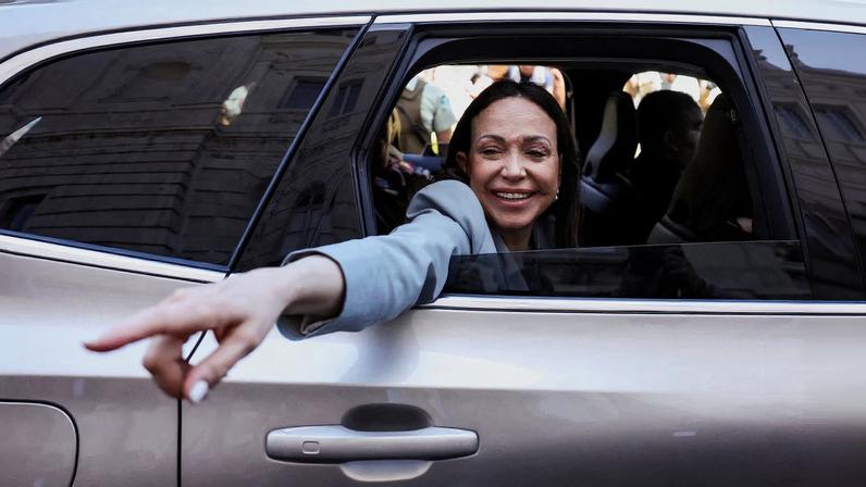 Machado, líder da oposição venezuelana, participa de conferência de energia em Houston