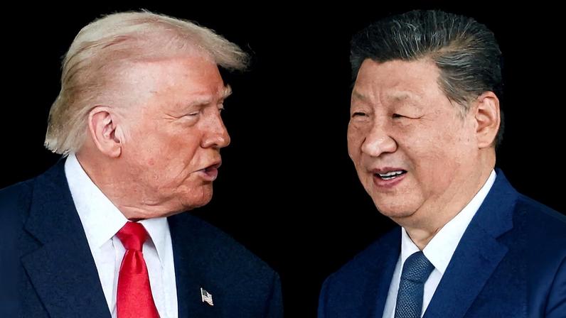 U.S. President Donald Trump meets with Chinese President Xi Jinping on the sidelines of the APEC summit, in Busan