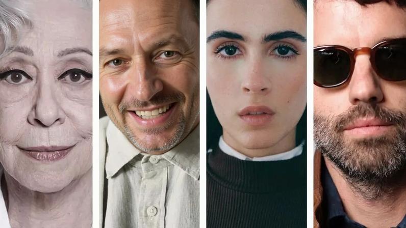 Fernanda Montenegro, Antônio Pitanga, Valentina Herszage e Adolpho Veloso