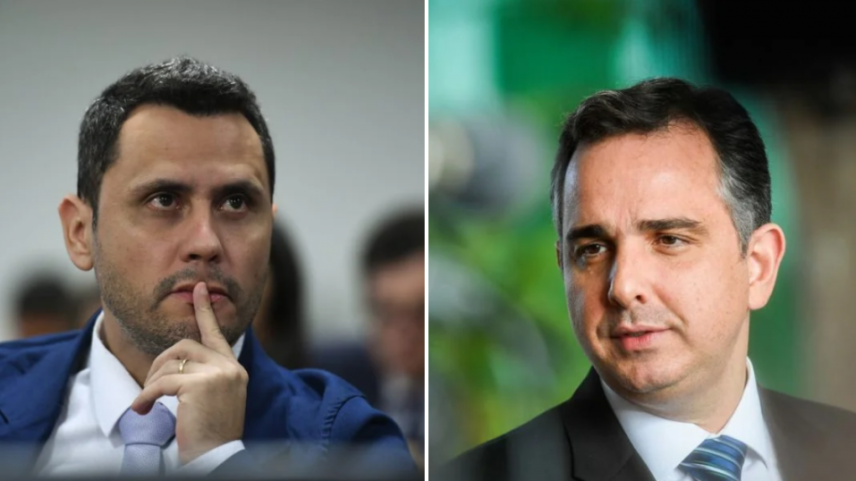Os senadores Cleitinho e Rodrigo Pacheco, possíveis candidatos ao governo de Minas – Fotos: Edilson Rodrigues/Agência Senado e Pedro Gontijo/Agência Senado