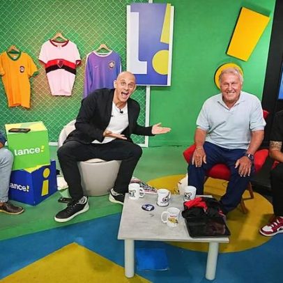 Bastidores da visita de Zico, ídolo do Flamengo, ao Lance